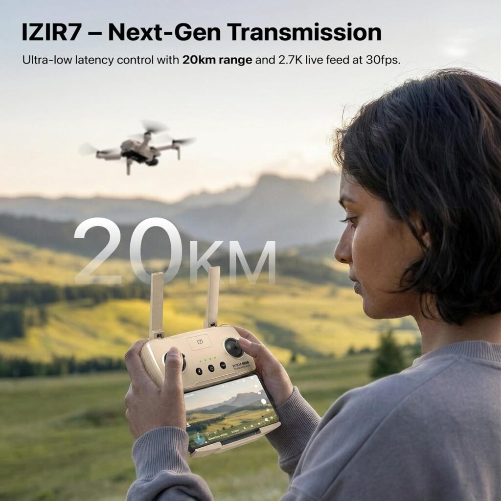 izi brephos mini nano drone with 4k hdr camera